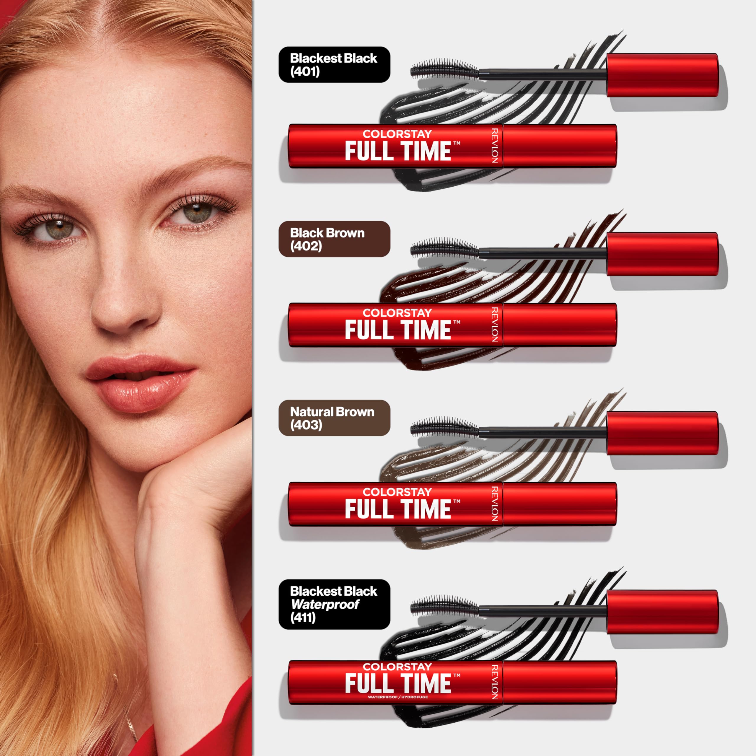 REVLON ColorStay Full Time Mascara versión resistente al agua para looks duraderos