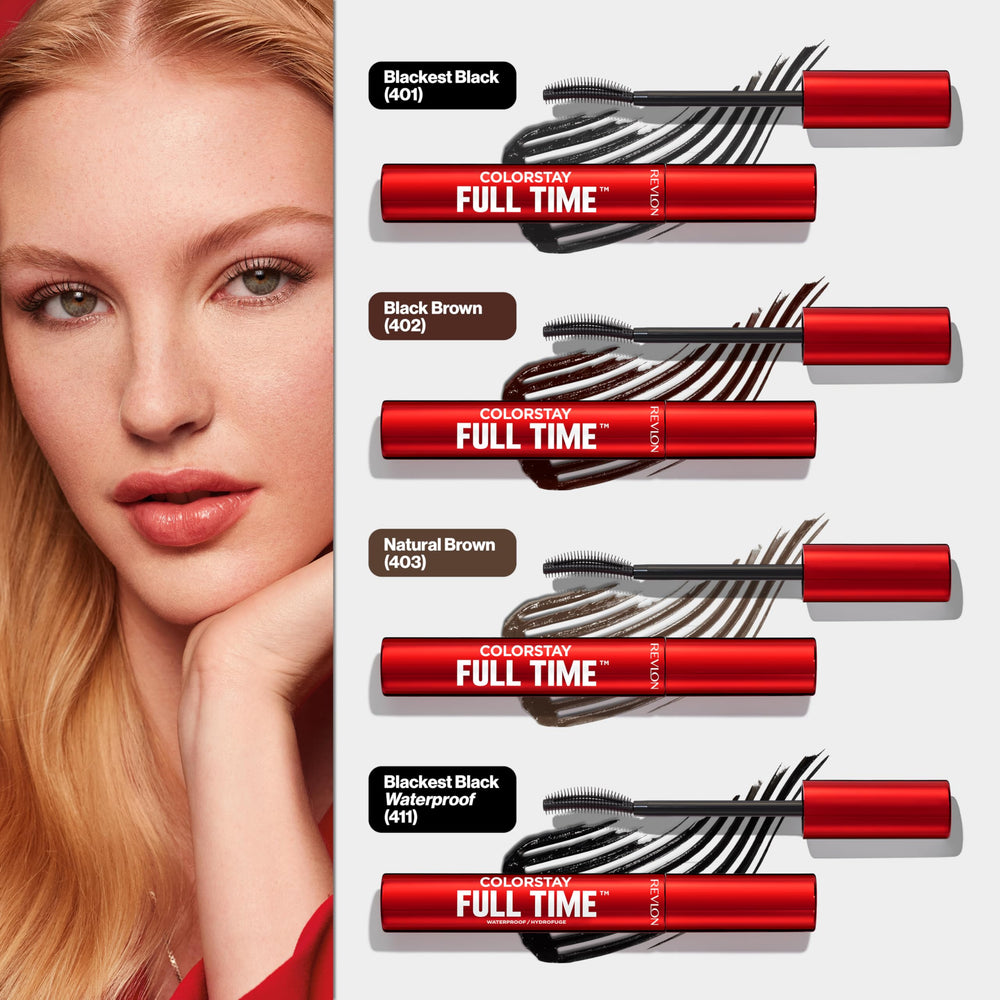 REVLON ColorStay Full Time Mascara versión resistente al agua para looks duraderos