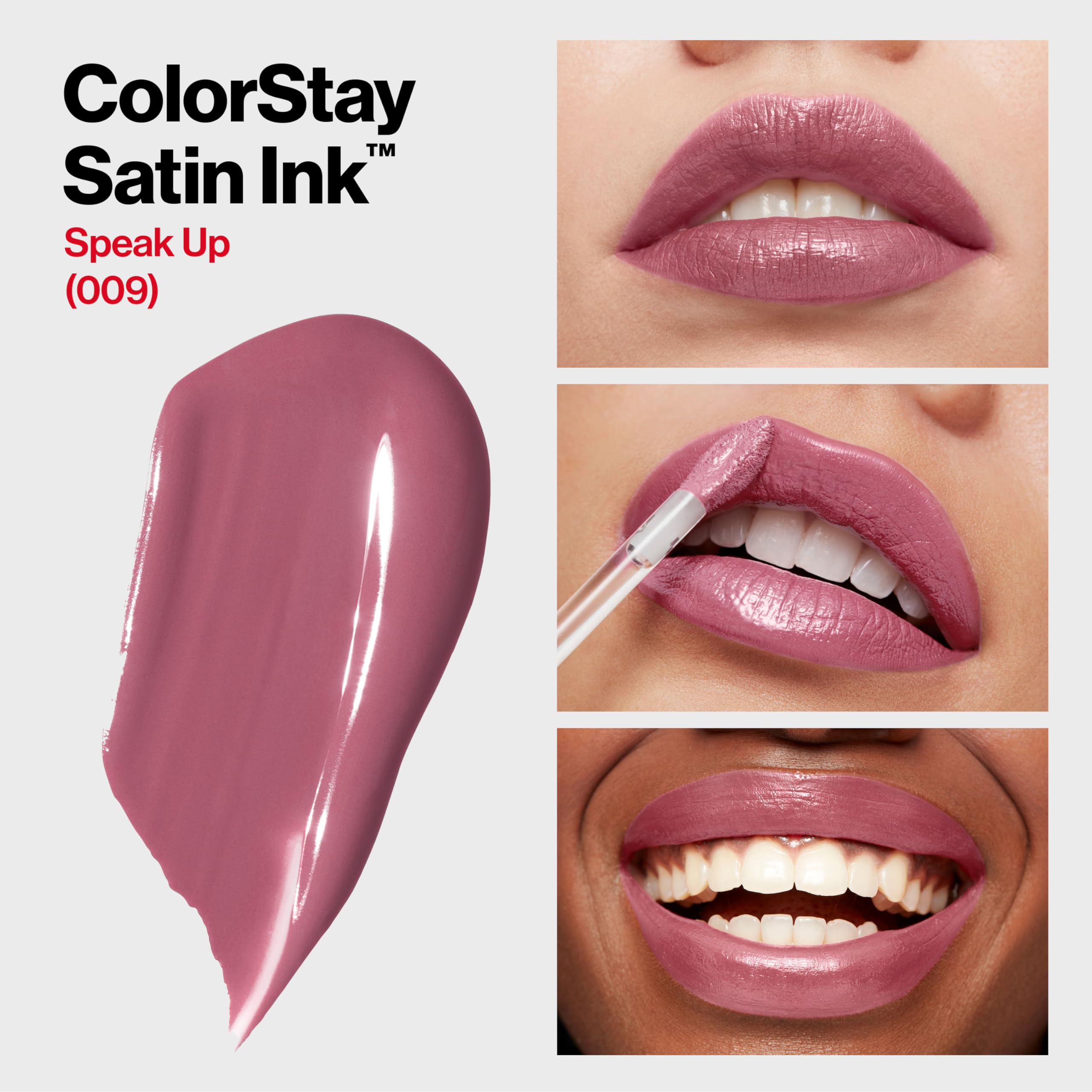 REVLON ColorStay tono 009 Habla, acabado satinado color duradero para uso diario.