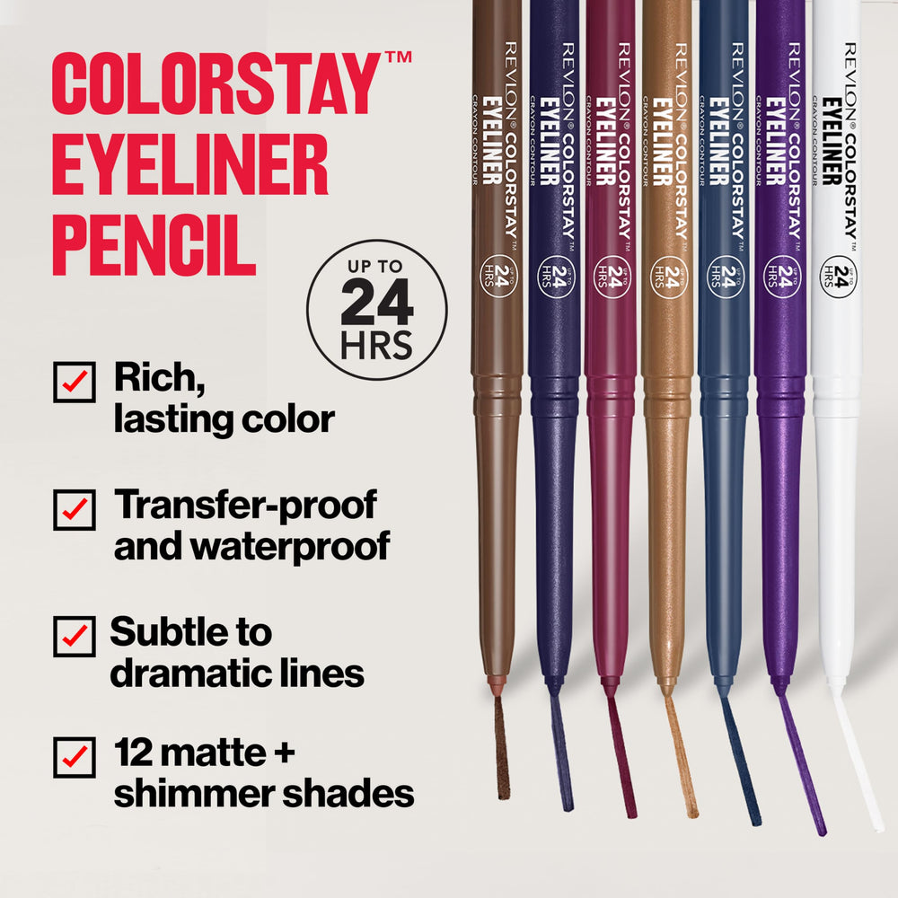 Lápiz resistente al agua Revlon ColorStay Jade para maquillaje de ojos duradero