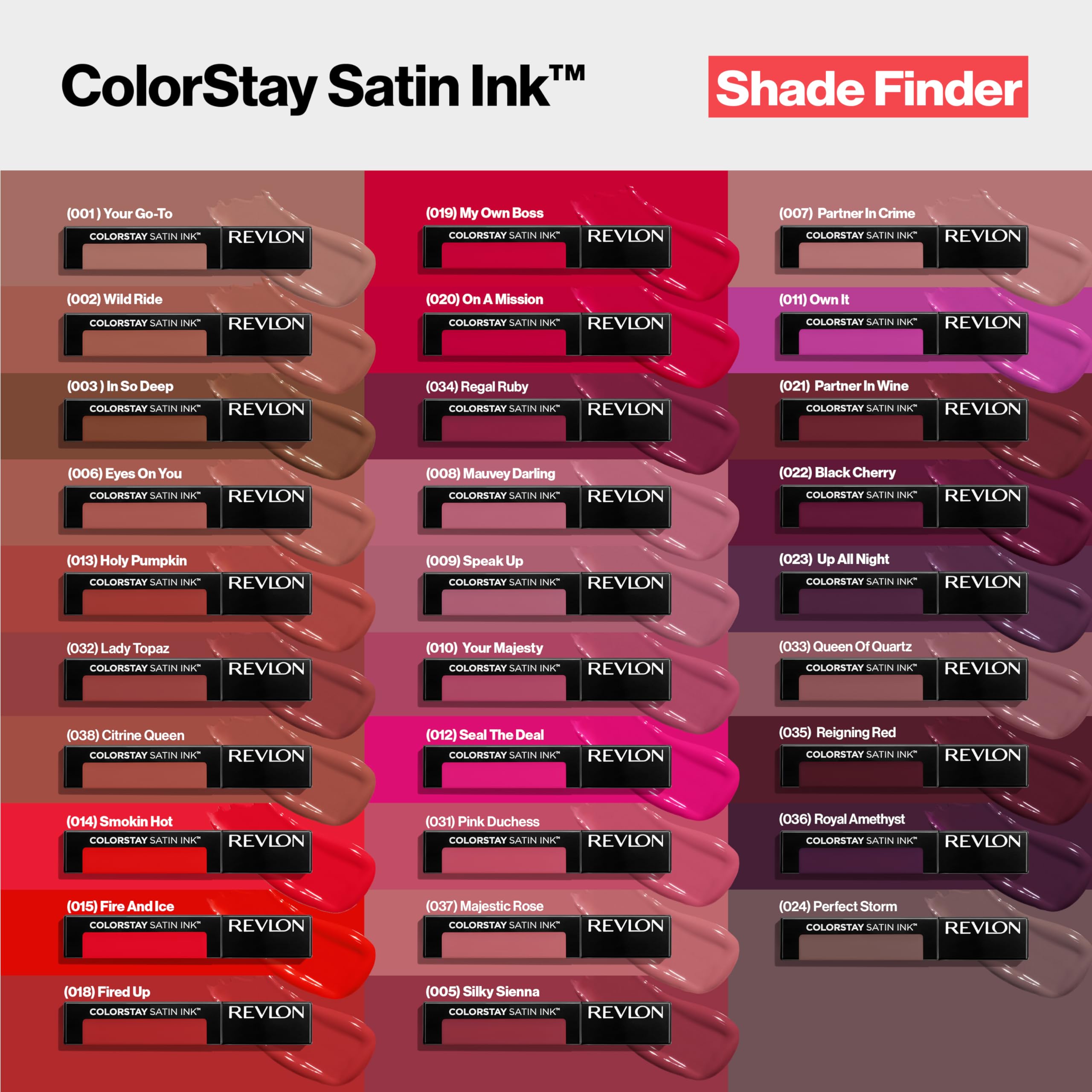 LABIAL de larga duración REVLON ColorStay Satin Ink dura hasta 16 horas.