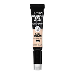 REVLON ColorStay Skin Awaken Concealer con aplicador espongilla antibacterial para retoques limpios