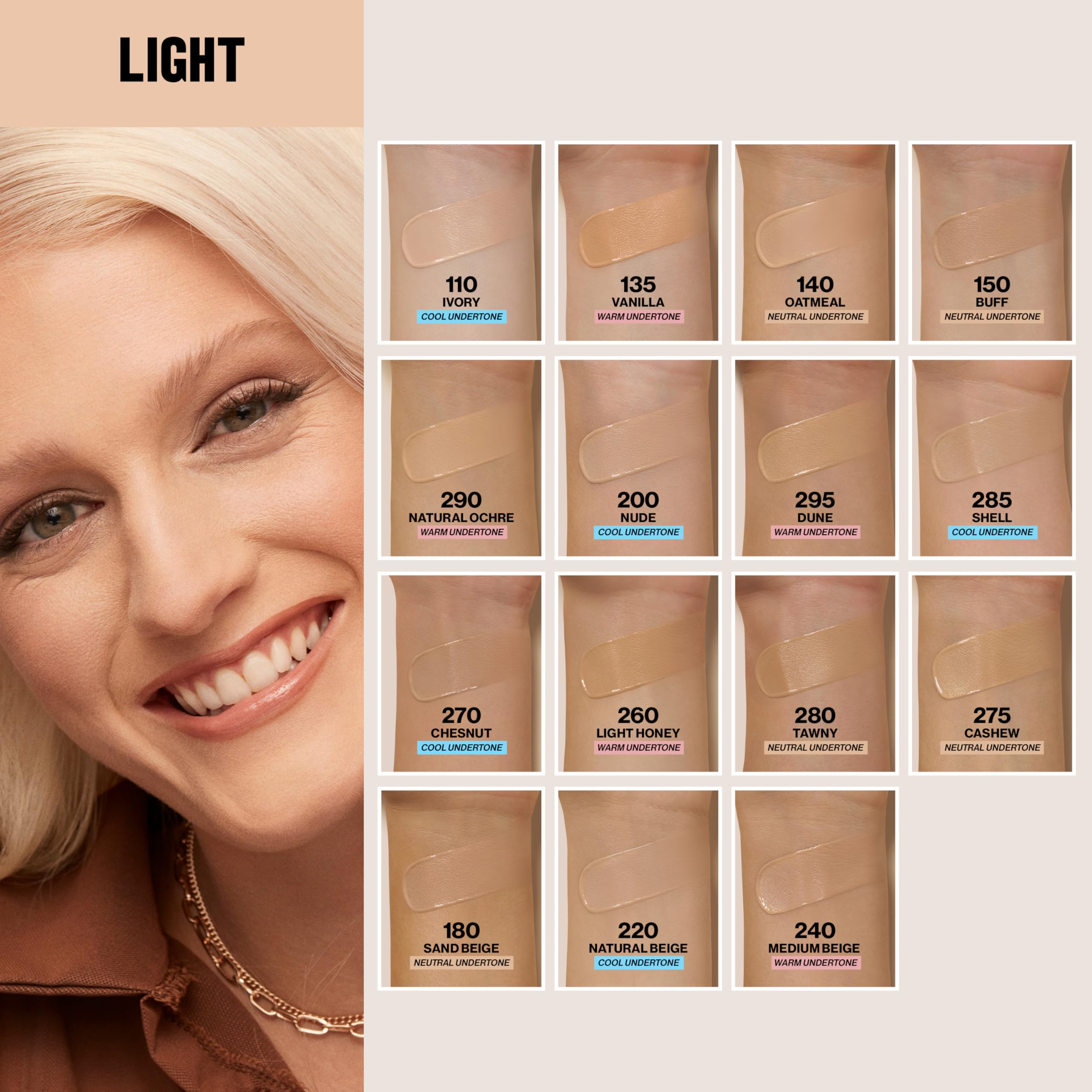 REVLON ColorStay SPF 15: protección solar ligera para uso diario.