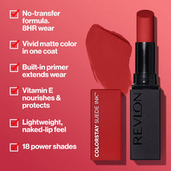 Revlon ColorStay Suede Ink labial sin transferencia para color duradero