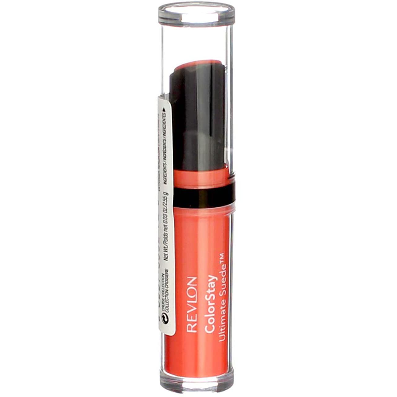REVLON ColorStay Ultimate Suede labial tono aplicado, paleta de tonos para estilos.