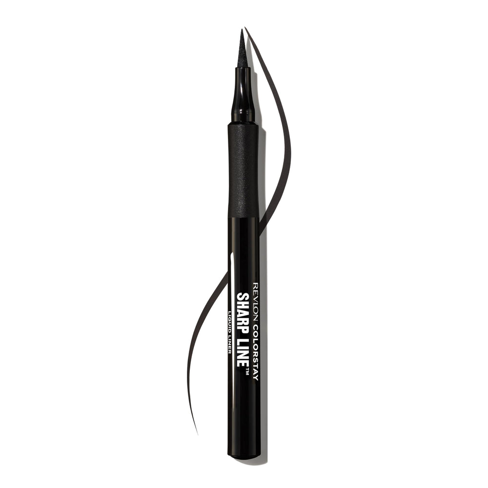 REVLON delineador líquido flujo continuo para aplicación limpia.