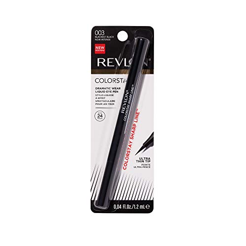 REVLON delineador líquido con tres bordes para efecto felino.