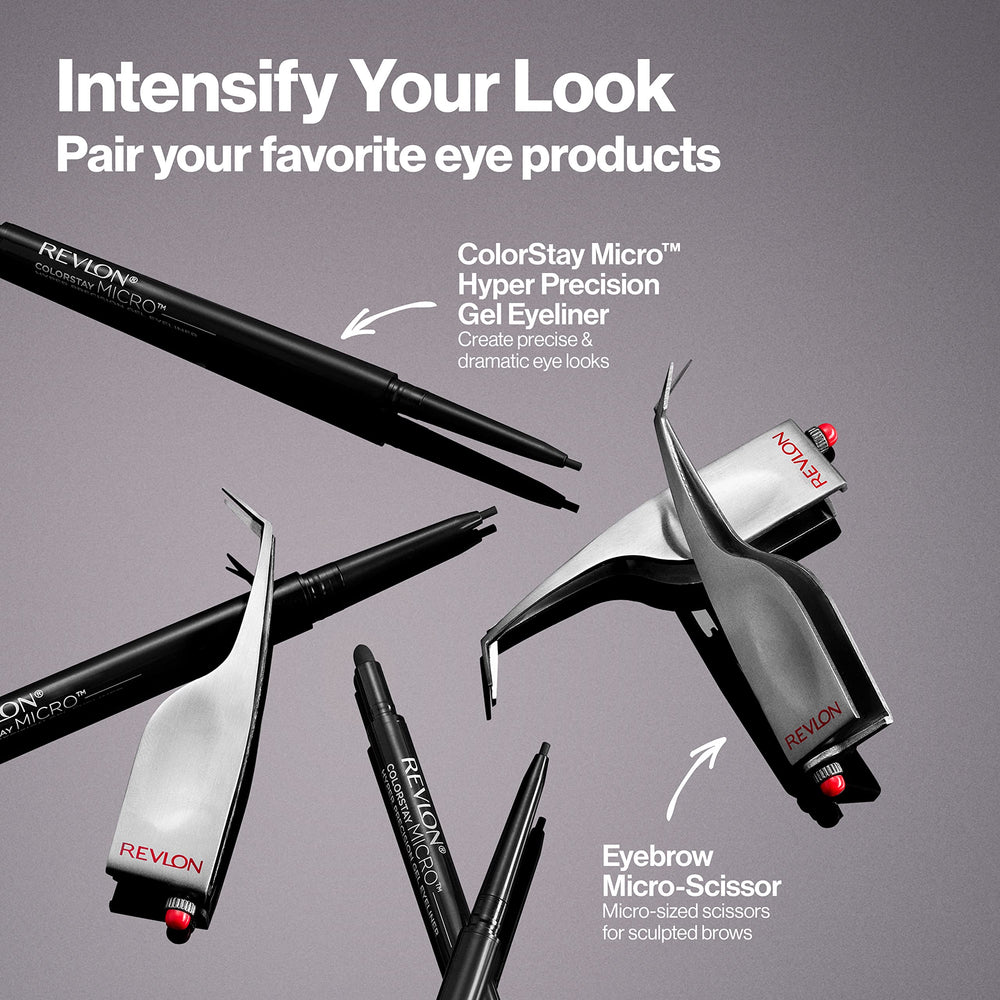 REVLON Gel Eyeliner aplicación precisa para líneas limpias.