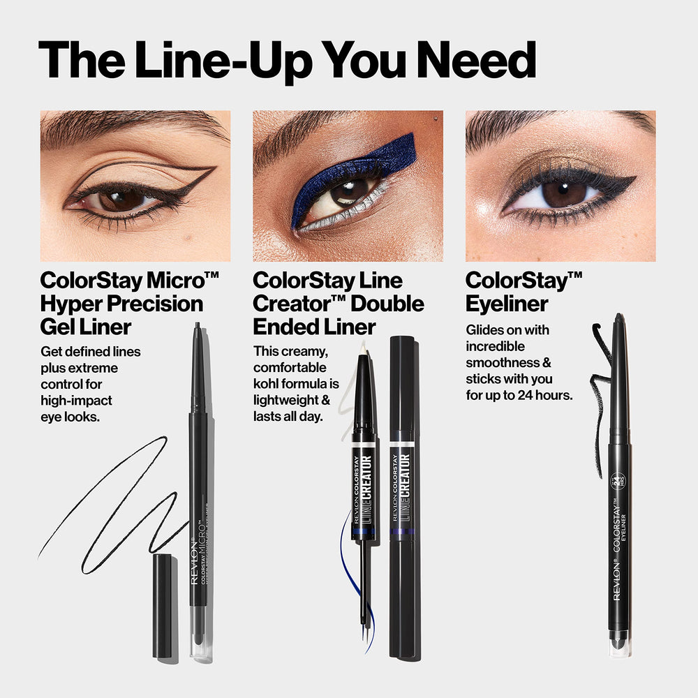 REVLON Gel Eyeliner empaque compacto para retoques.