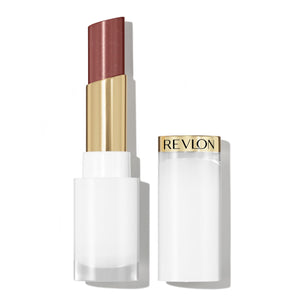 REVLON Glass Shine Balm en empaque elegante para uso diario.