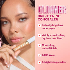 Revlon Glimmer Brightening Concealer: tono rosa 105 corrige tono y ojeras.