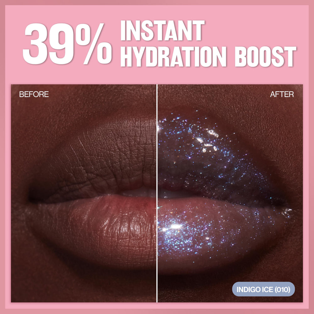 Textura suave y sin grumos al aplicar REVLON Glimmer Gloss.