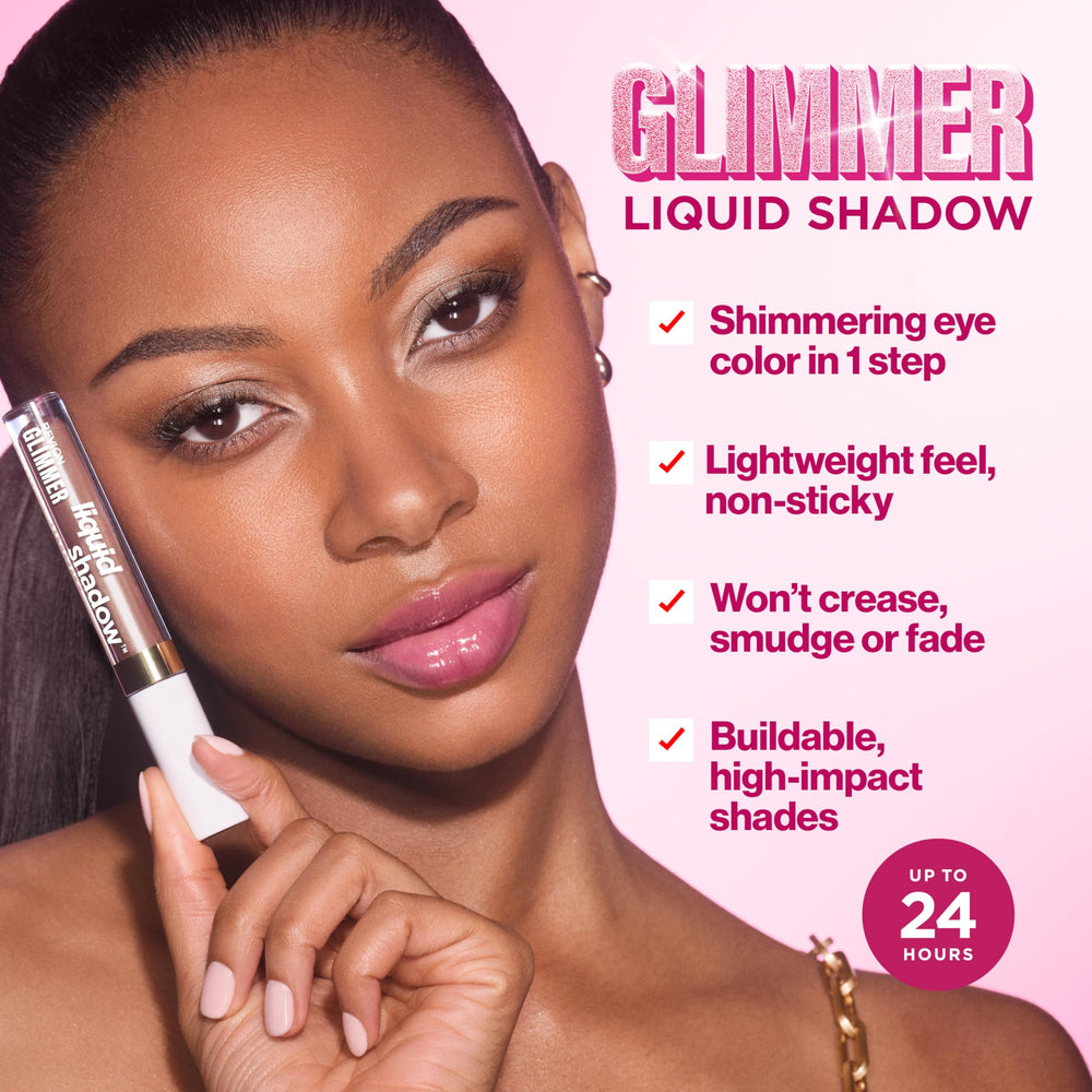 Aplicador flexible de REVLON Glimmer para una aplicación precisa y sin tirones.