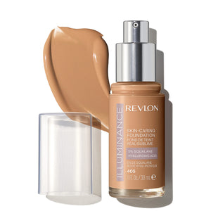 REVLON Illuminance fundación líquida: envase con bomba para aplicación fácil y piel hidratada