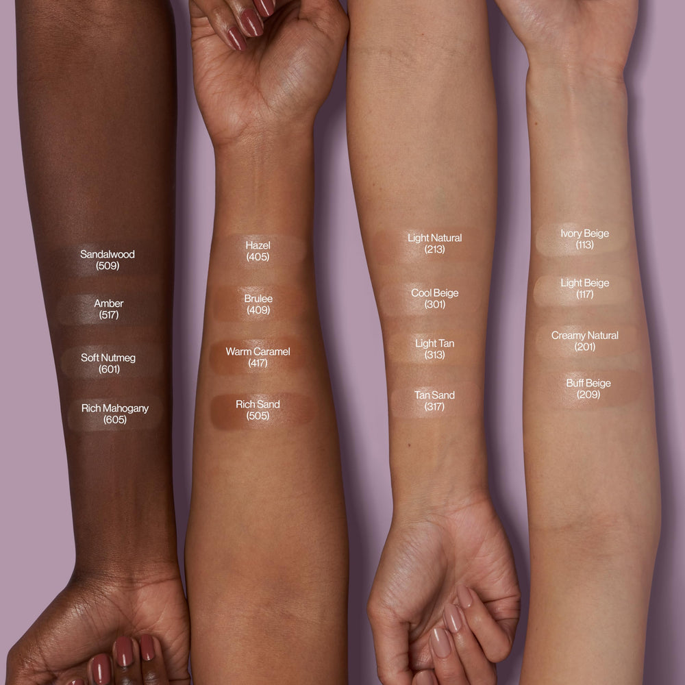 Tono crema natural 201 del serum tintado, ayuda a unificar el color con el uso.