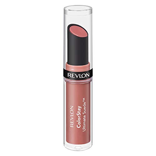 REVLON ColorStay Ultimate Suede textura cremosa, acabado suave que realza el color.