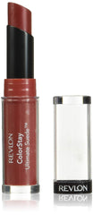 REVLON ColorStay Ultimate Suede: empaque compacto para retoques fáciles.