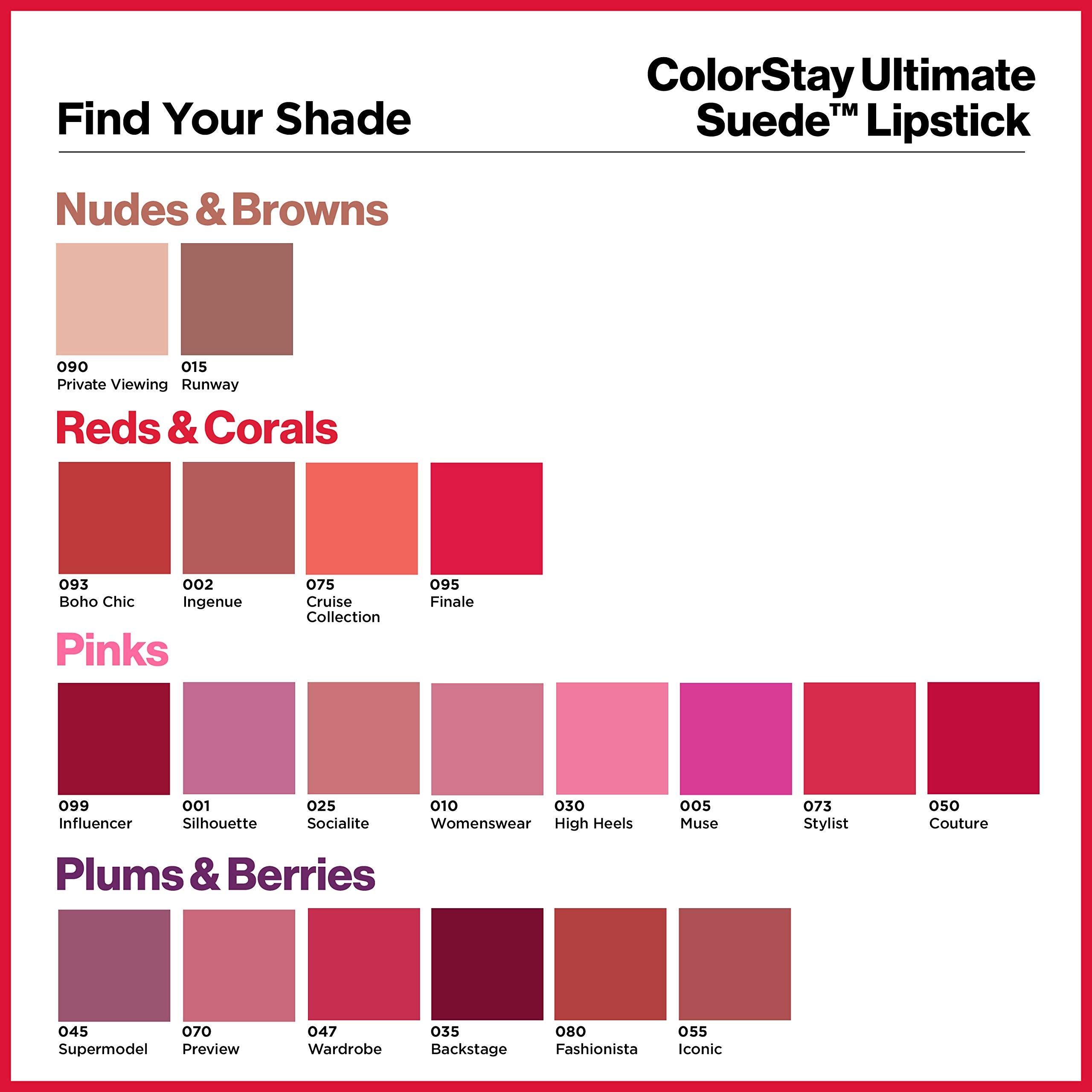 Hidratación de REVLON ColorStay Ultimate Suede para labios cómodos.
