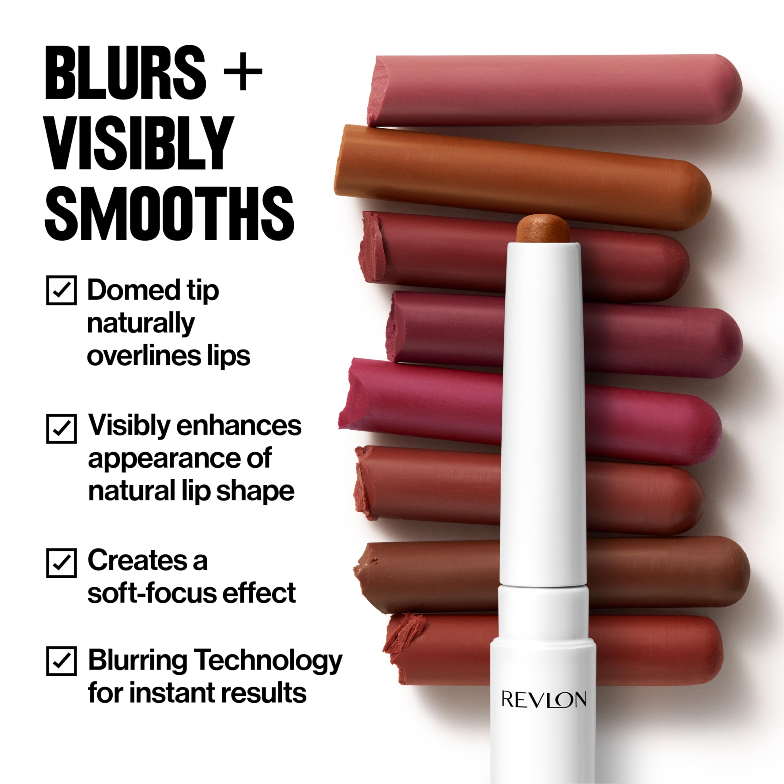 Textura ligera se desliza sin tirar en REVLON PhotoReady Blur Liner.