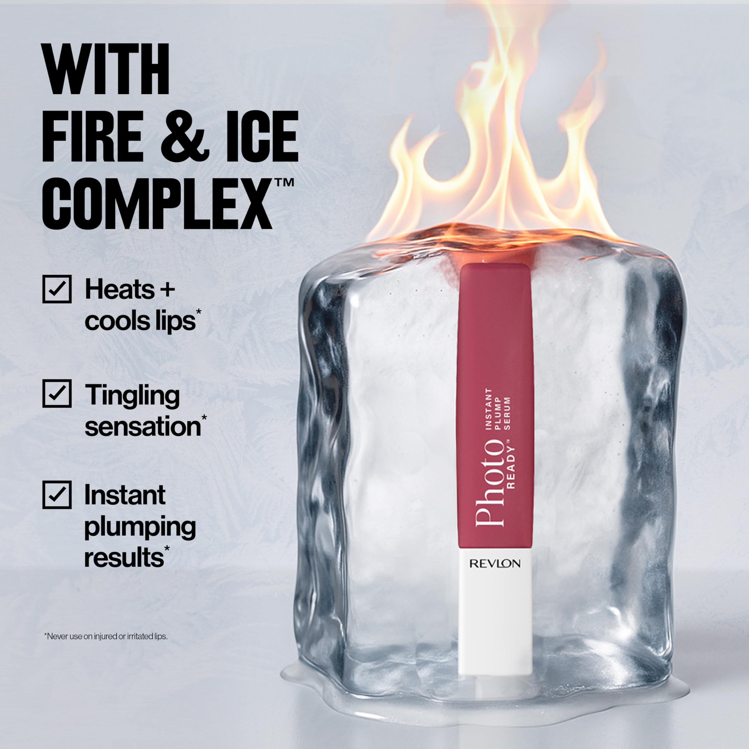 REVLON PhotoReady Volumen instantáneo en labios con efecto de mayor plenitud.