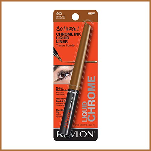 REVLON So Fierce Chrome Ink ofrece delineado preciso para looks detallados.