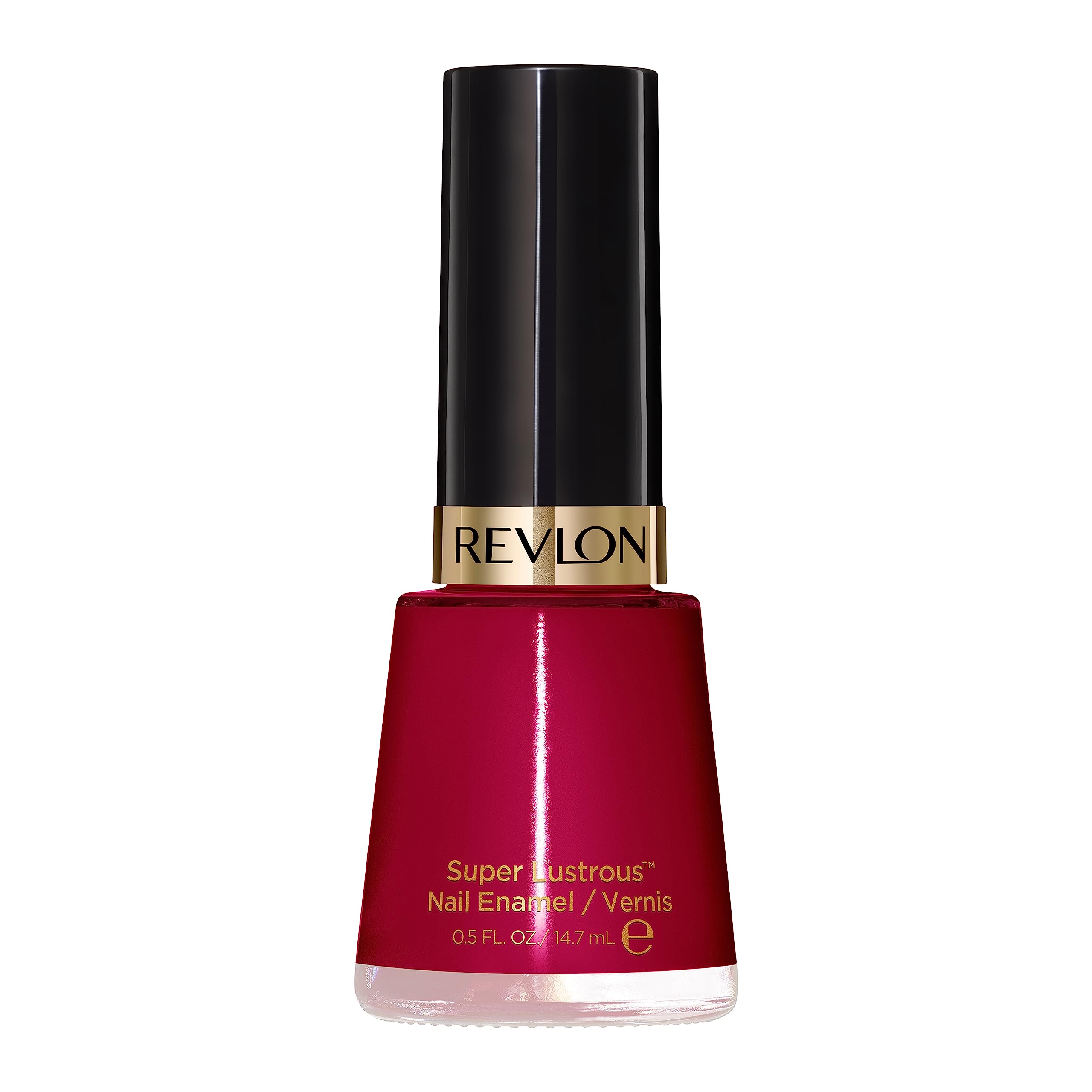 Muestra de aplicación de esmalte REVLON con brocha para acabado uniforme