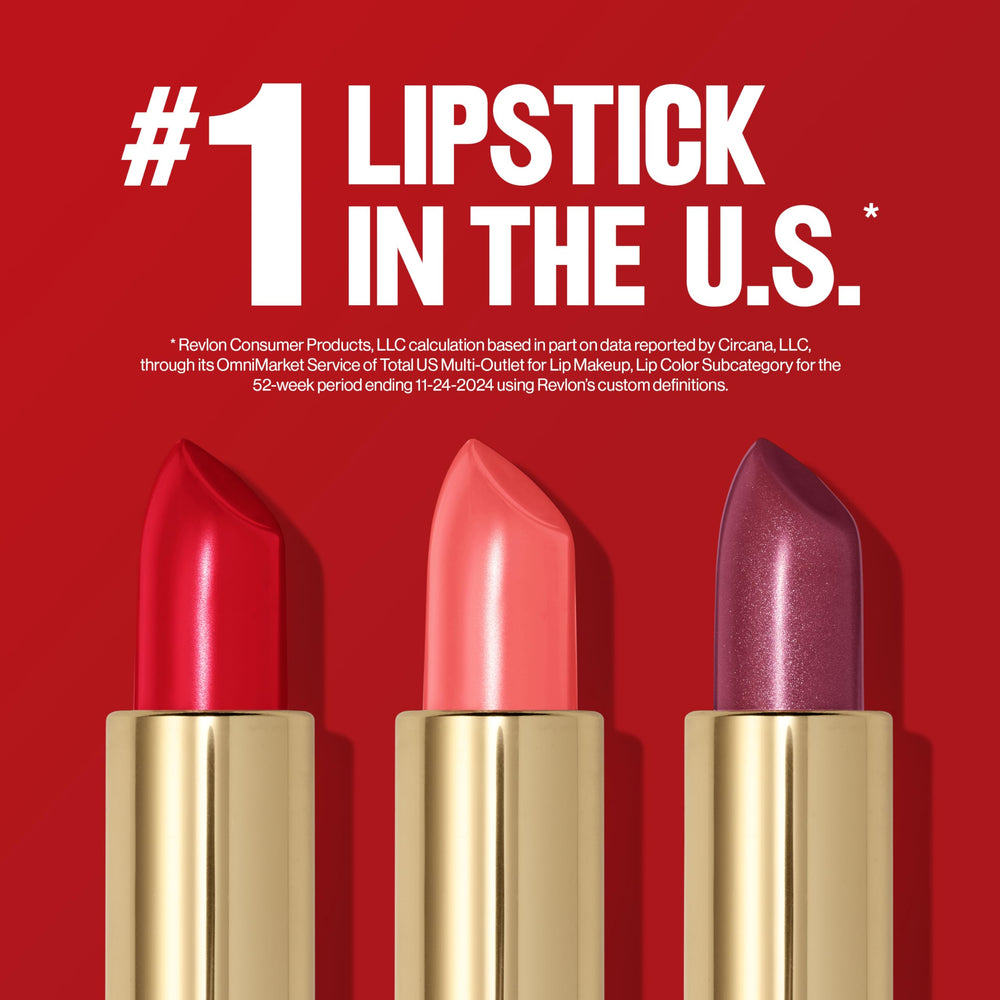Variedad de 72 tonos icónicos de REVLON, incluyendo 12 nuevos en crema y perla.