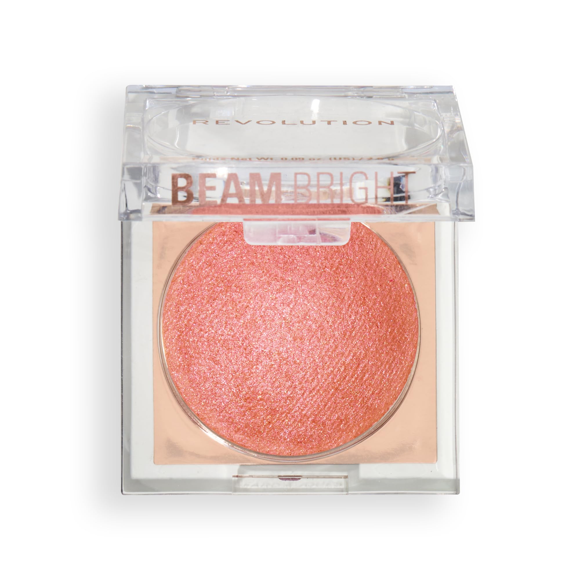 Revolution Beauty London Beam Bright Blush, acabado luminoso para un look fresco y natural.