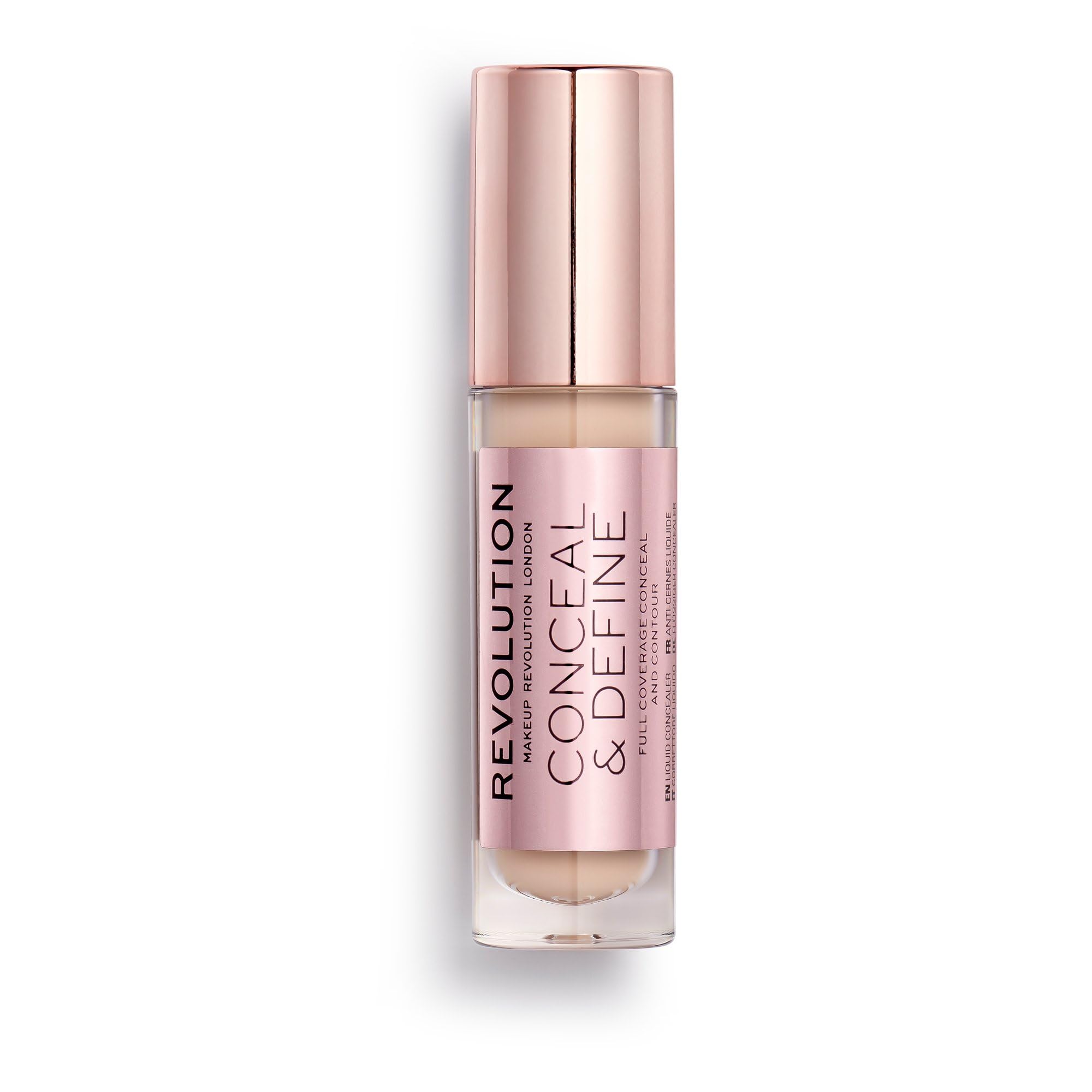 Revolution Beauty London Conceal & Define cobertura total para imperfecciones