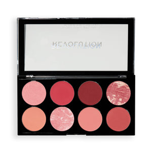Revolution Beauty London Ultra Blush Sunset Burst, muestra de color pigmentado para realzar las mejillas