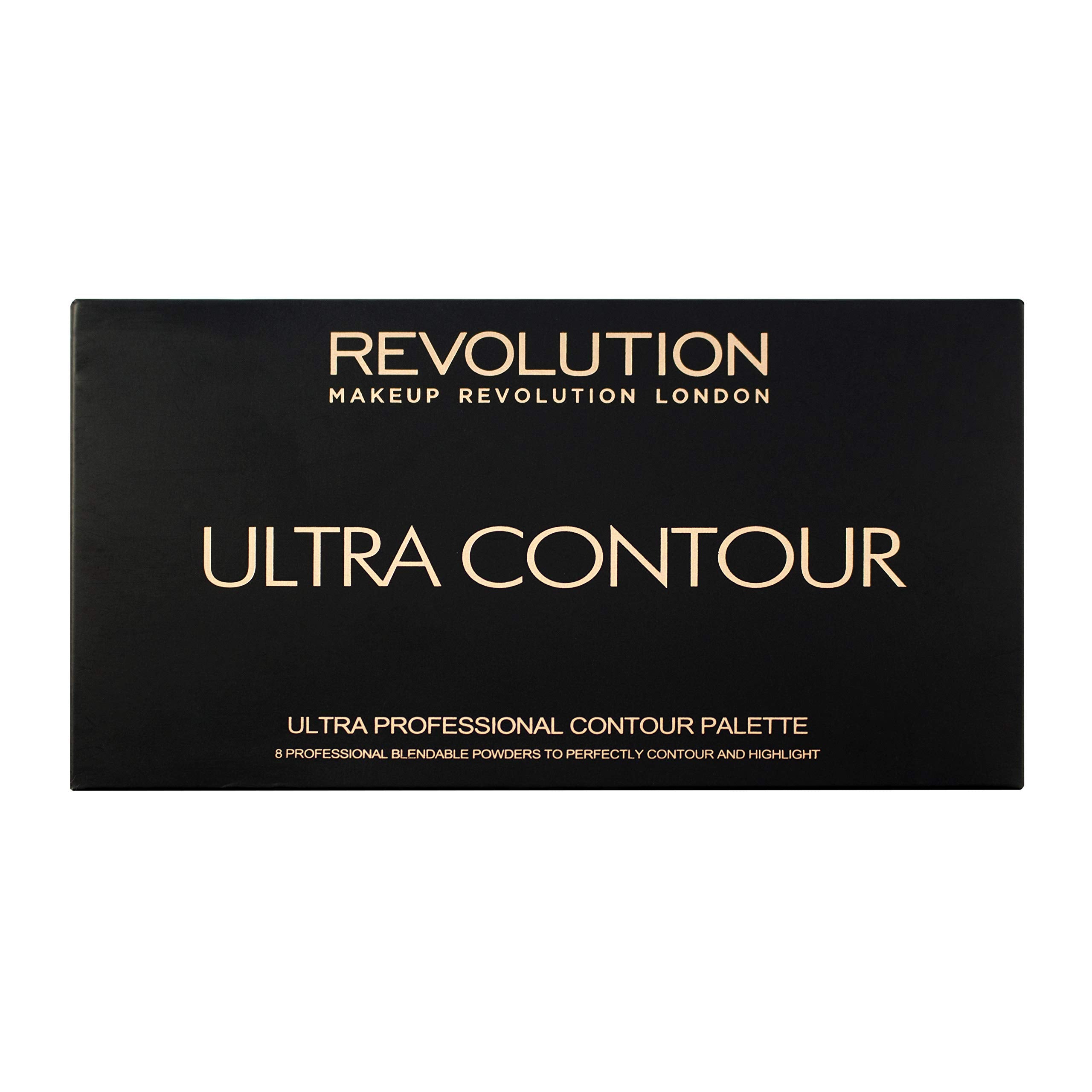 Revolution Beauty London Ultra Contour Palette, empaque libre de crueldad para una rutina de maquillaje ética