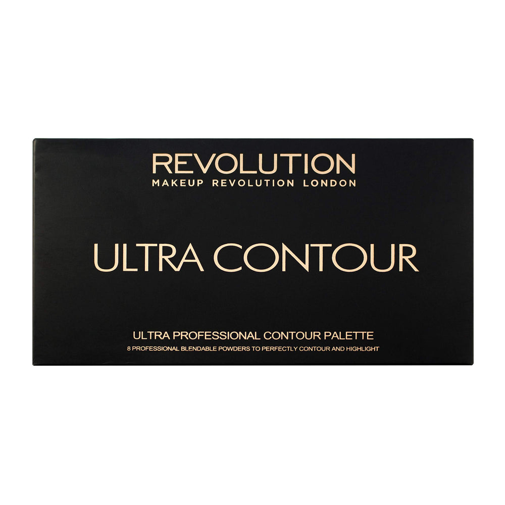 Revolution Beauty London Ultra Contour Palette, empaque libre de crueldad para una rutina de maquillaje ética