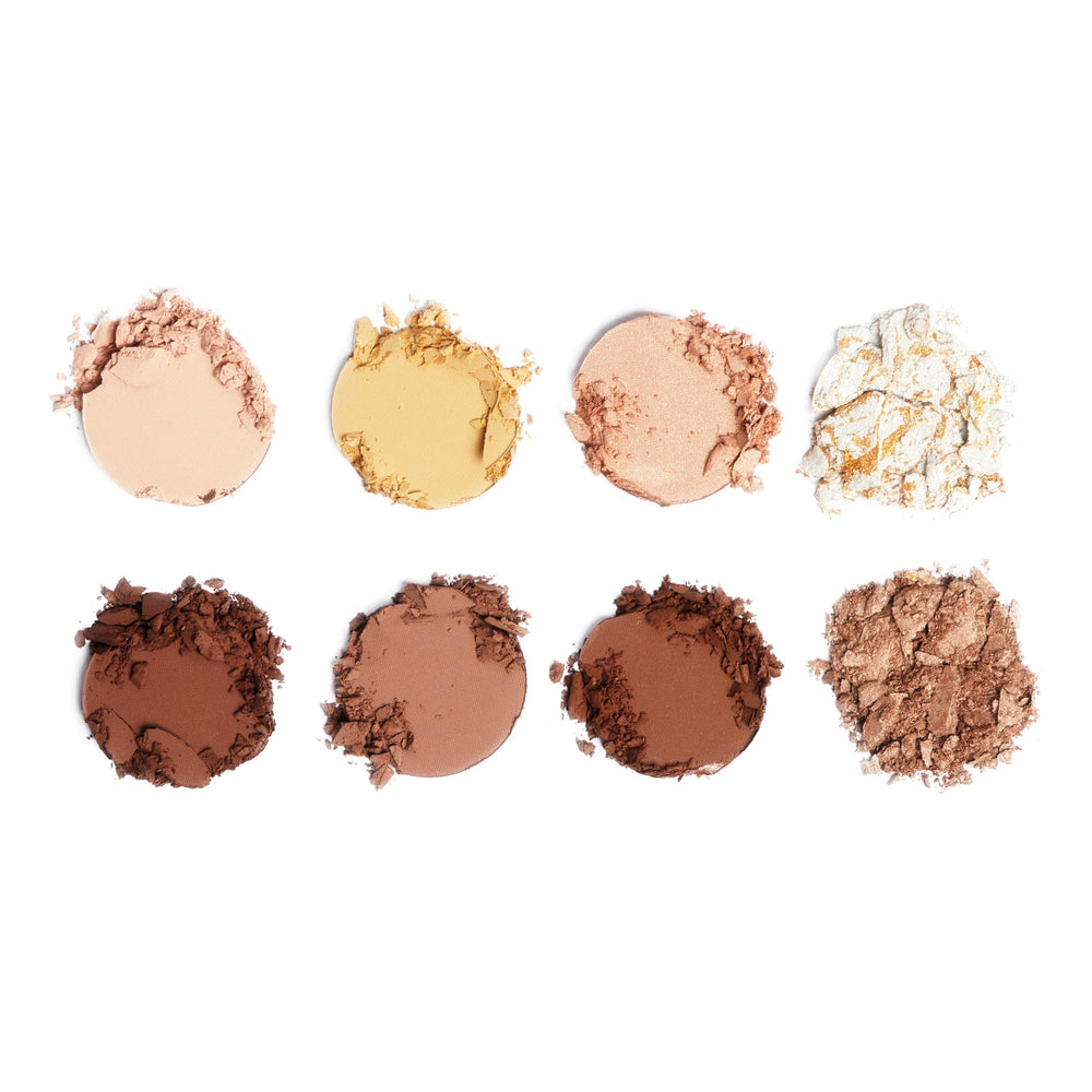 Revolution Beauty London Ultra Contour Palette, muestra tonos de contorno para definir la estructura facial