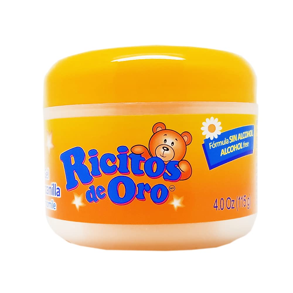 Aplicación suave del Gel de Manzanilla Ricitos de Oro en cabello infantil