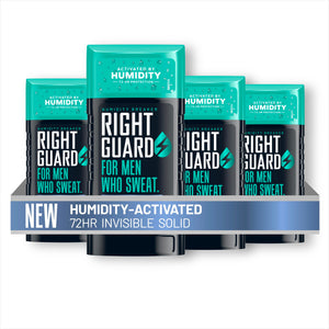 Right Guard Humidity Breaker: botella lista para uso diario ante la humedad.