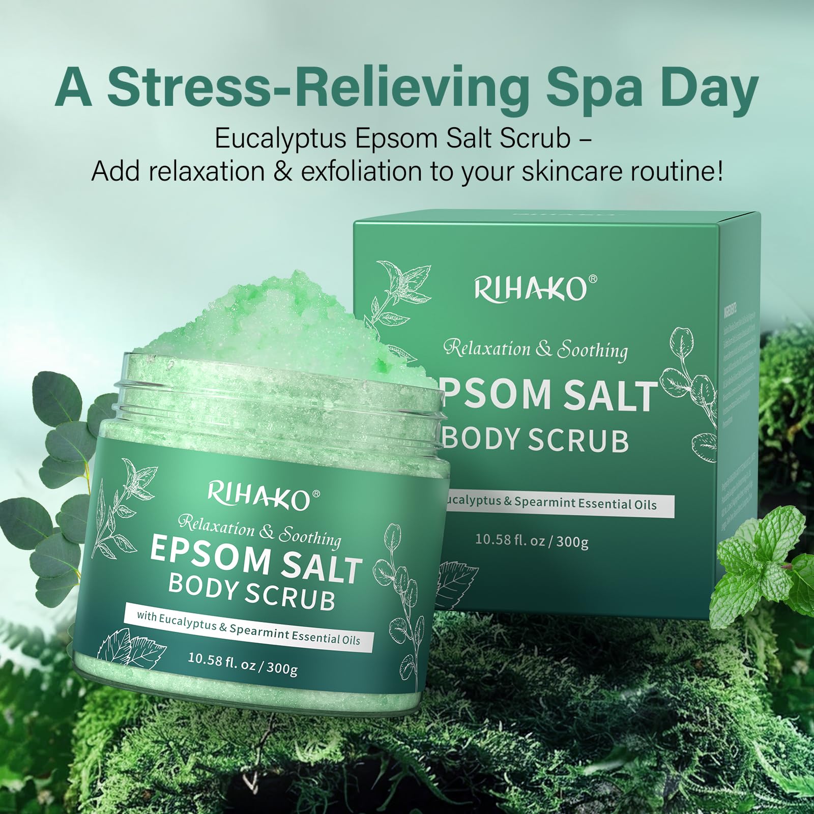RIHAKO spa en casa con aroma fresco y vigorizante
