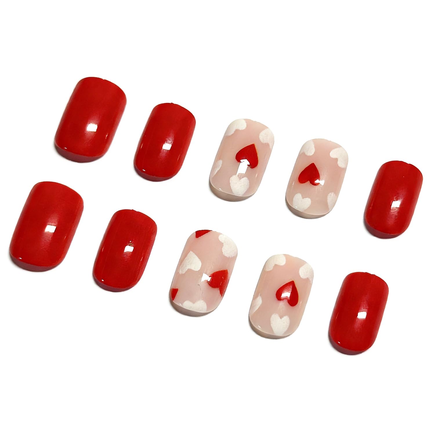 RIICFDD Uñas acrílicas con cobertura completa para manicura duradera.