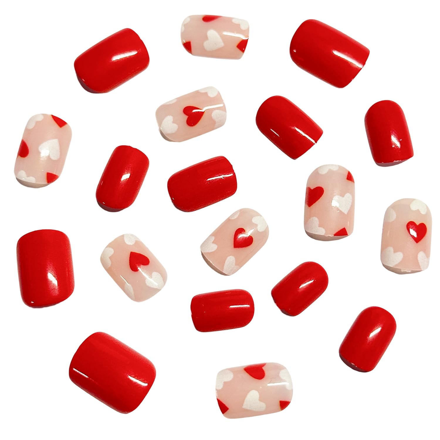 RIICFDD Uñas con aplicación fácil, sin herramientas.