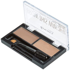 Rimmel Brow This Way Sculpting Kit: polvo tono medio para cejas definidas y uniformes.