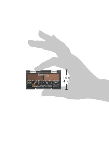 Rimmel Brow This Way Sculpting Kit: aspecto natural y duradero para uso diario.