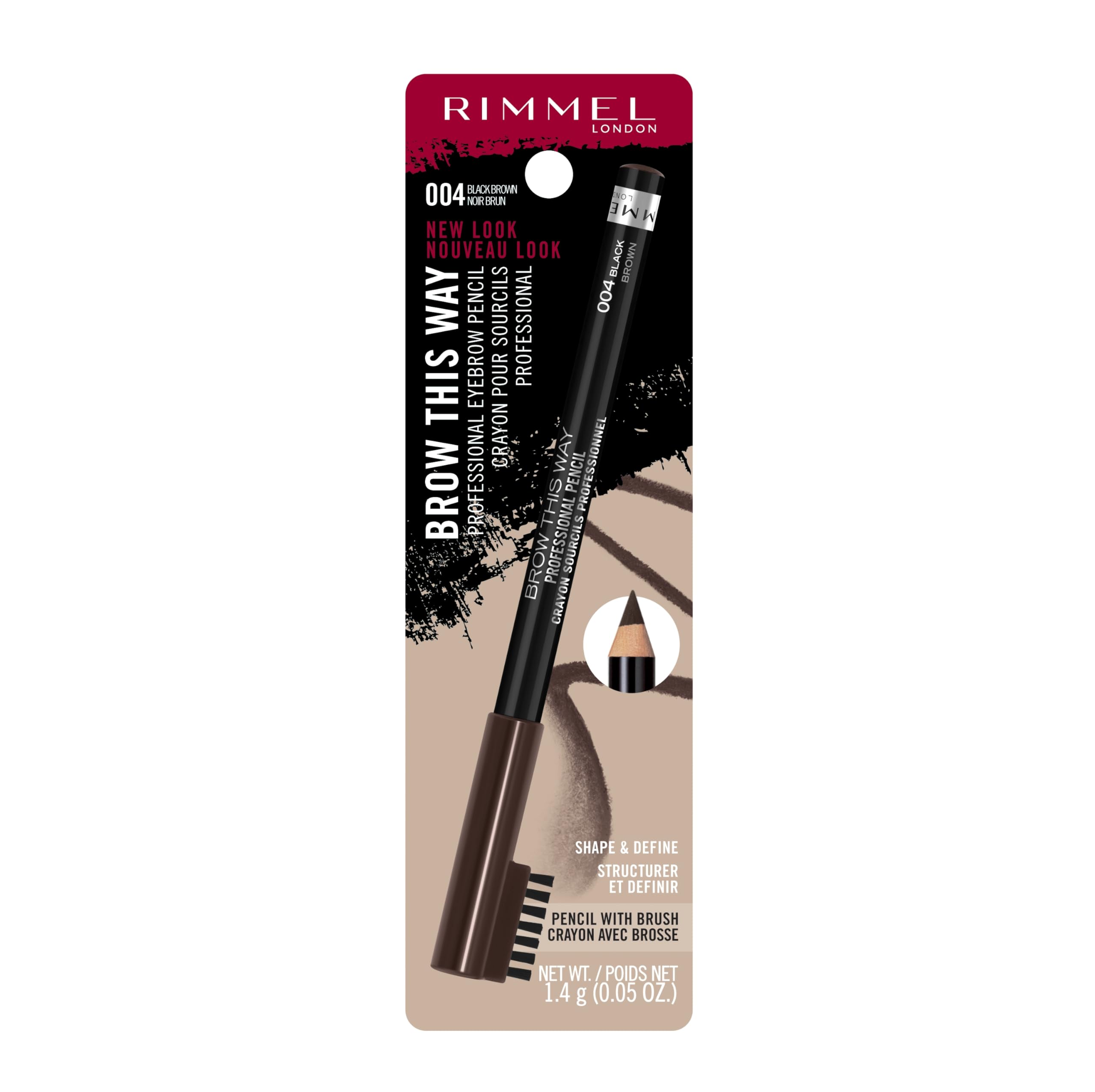 Rimmel Brow This Way ofrece seis tonos para adaptar el color de tus cejas.