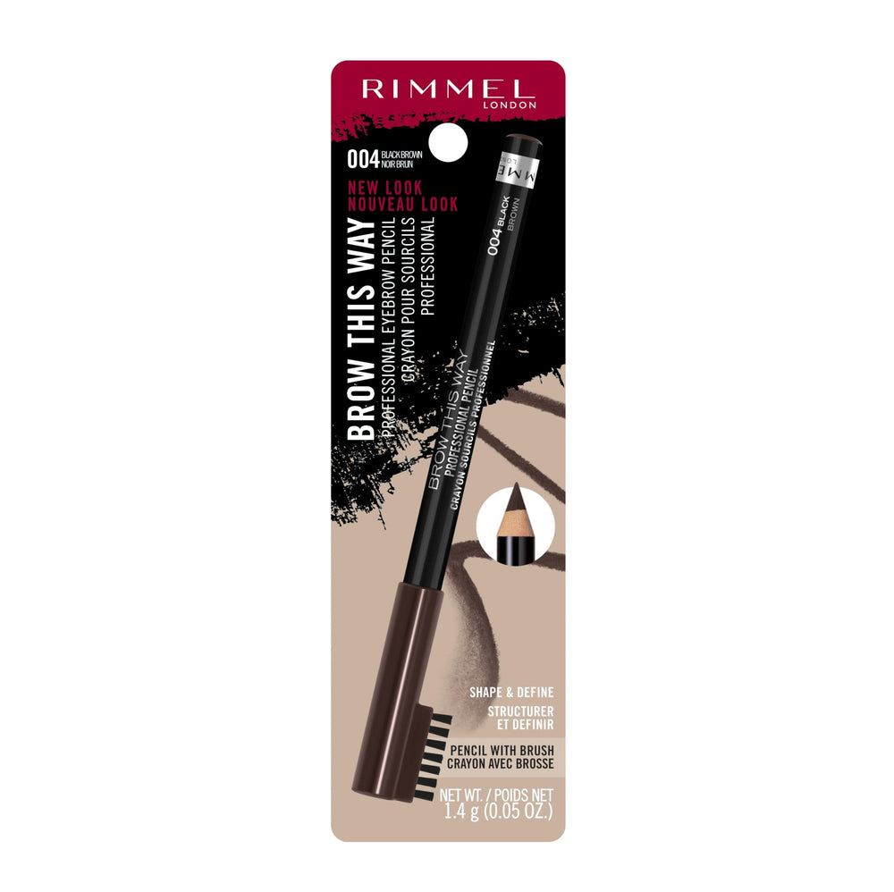 Rimmel Brow This Way ofrece seis tonos para adaptar el color de tus cejas.