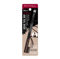 Rimmel Brow This Way ofrece seis tonos para adaptar el color de tus cejas.