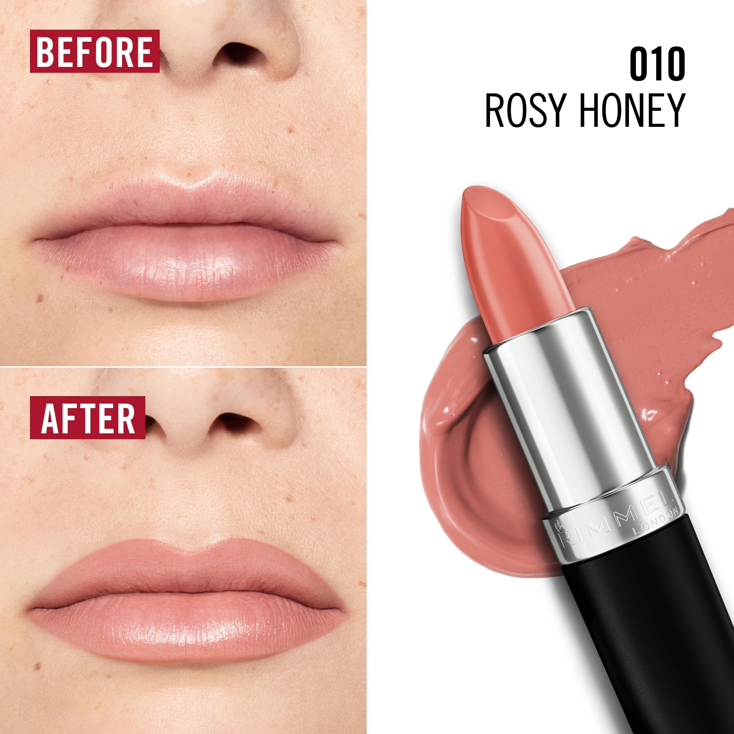 Rimmel Rosy Honey, aceite de ricino aporta hidratación y brillo