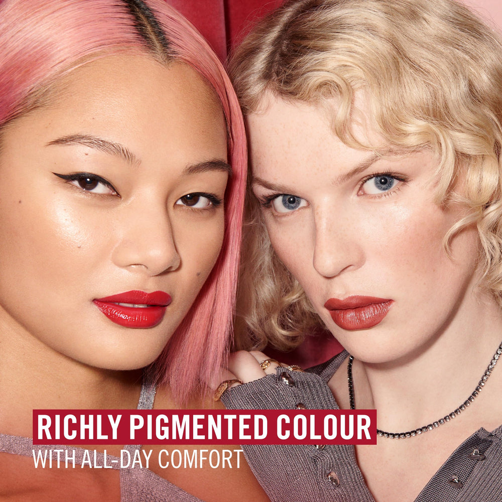 Rimmel Lasting Finish Satin presentacion elegante para uso diario.