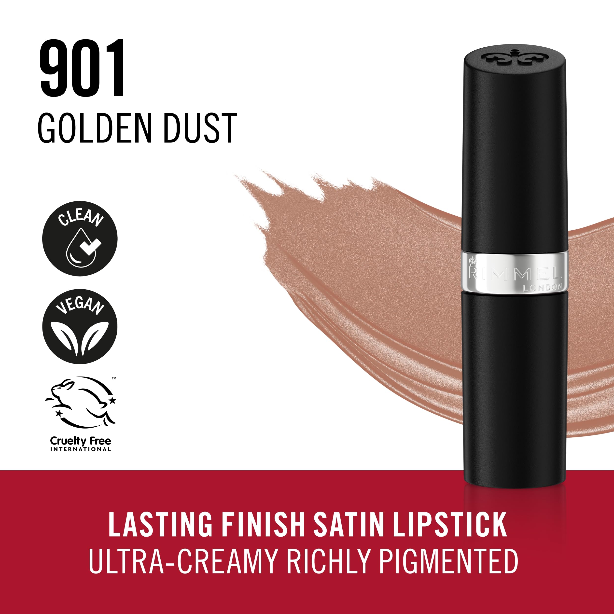 Rimmel Lasting Finish Satin en seis colores nuevos para tono suave y versátil.