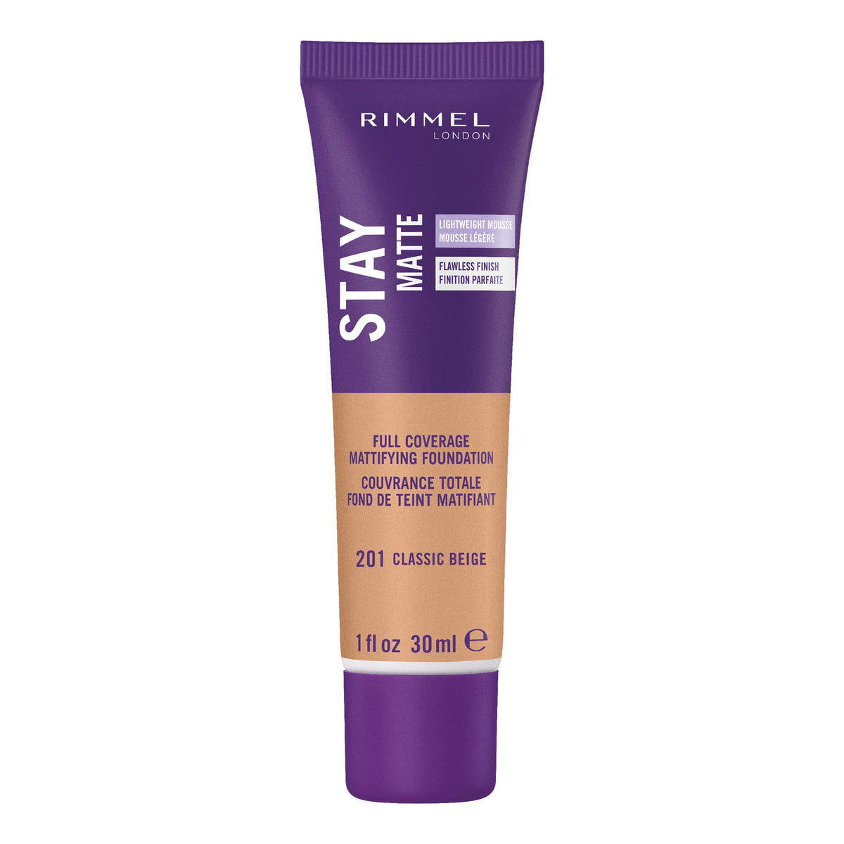 Rimmel Stay Matte Mousse en empaque, control de brillo diario
