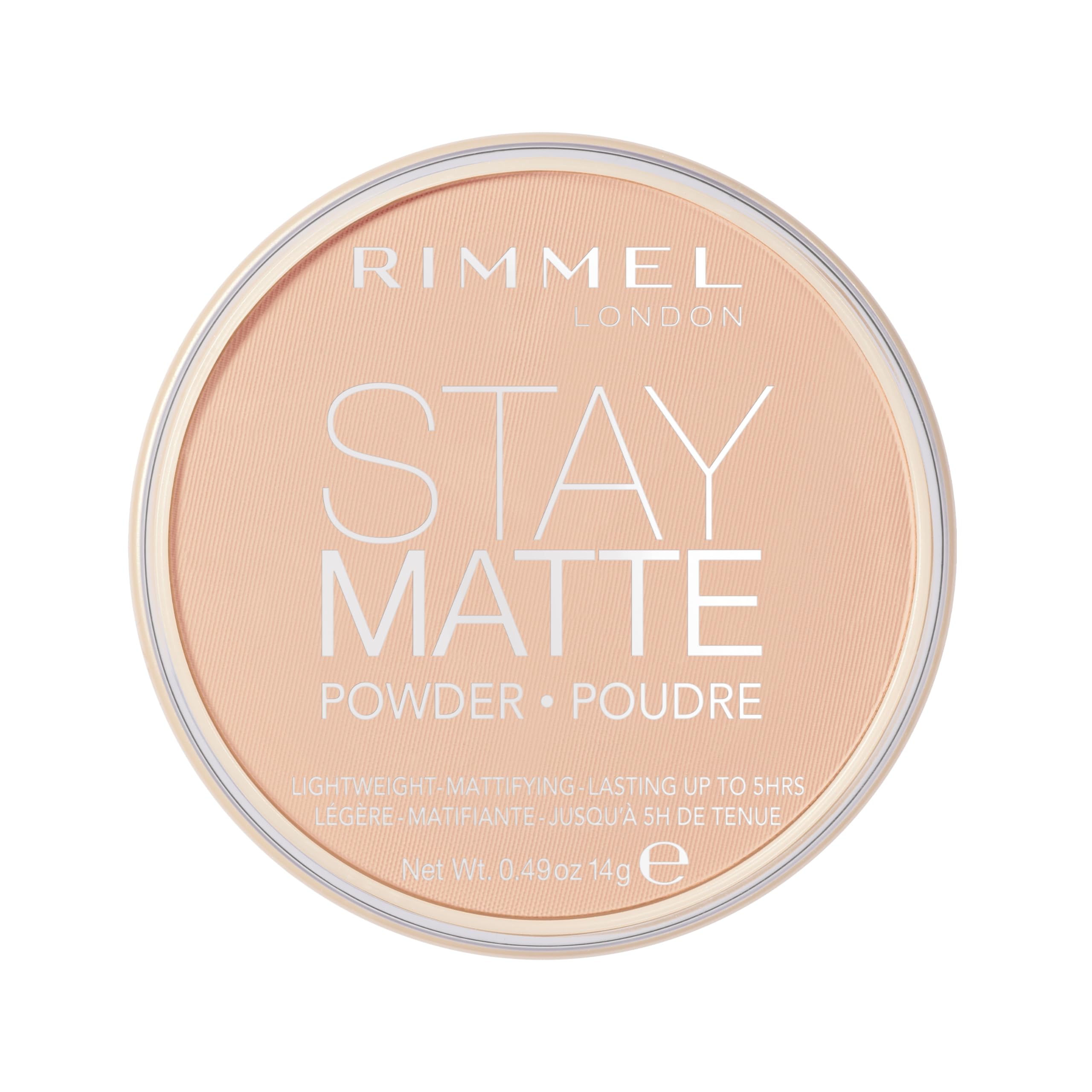 Rimmel Stay Matte polv compacto Natural: acabado mate y cobertura uniforme todo el día
