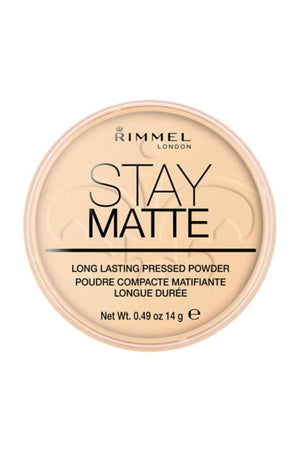 Rimmel Stay Matte polvo compacto transparente para acabado mate duradero