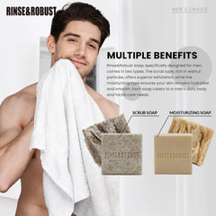 Rinse & Robust empaque kraft ligero, perfecto para viaje